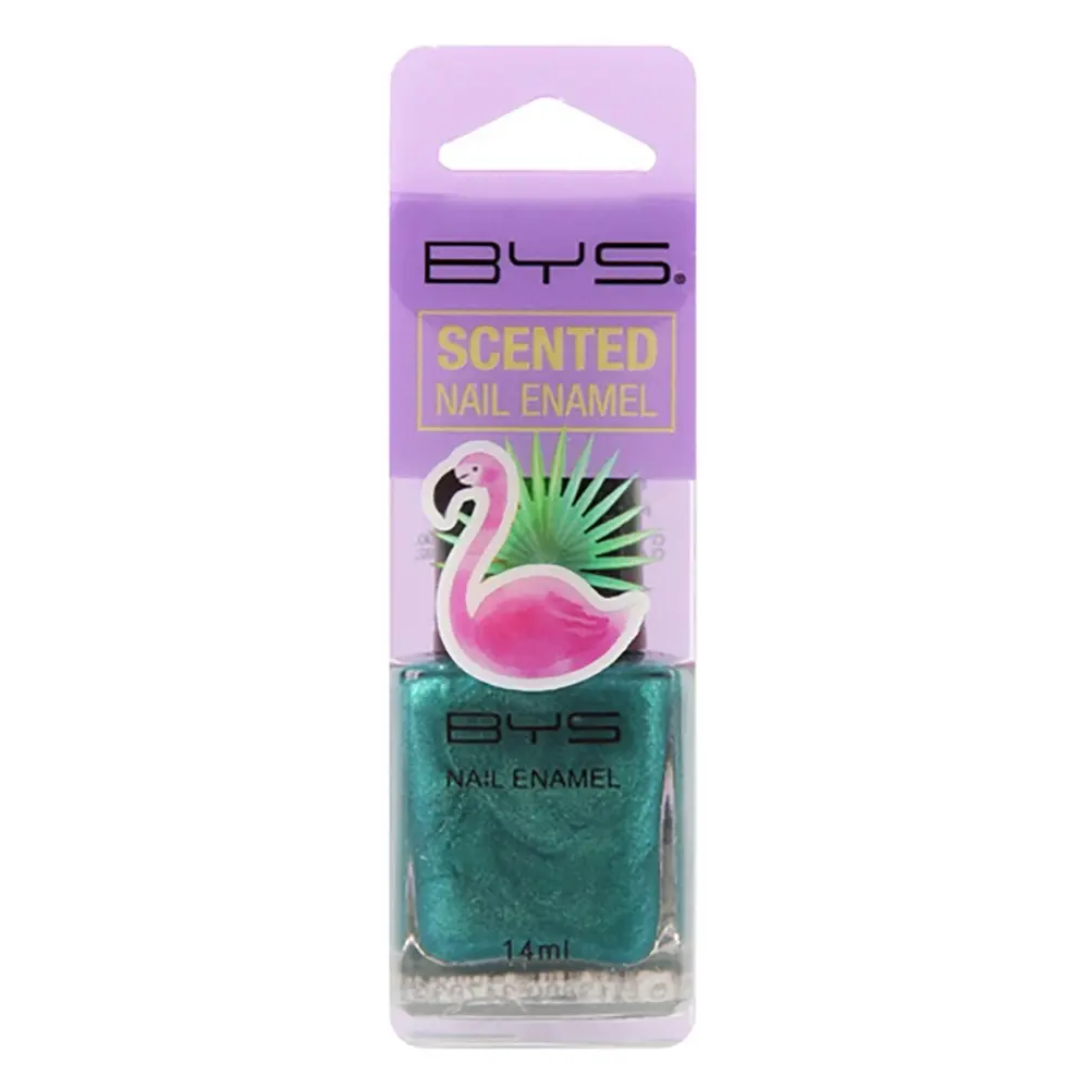 BYS Scented Tropical Nail Polish Enamel Lacquer Gloss Lasting Quick Dry 14ml - Beauty