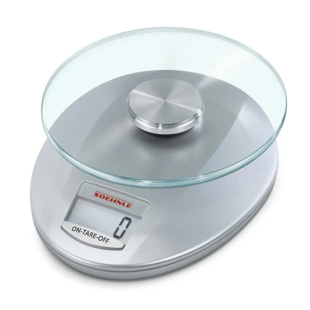 Soehnle Roma Digital Kitchen Scale Silver | 5kg Capacity 65856 - Home & Garden