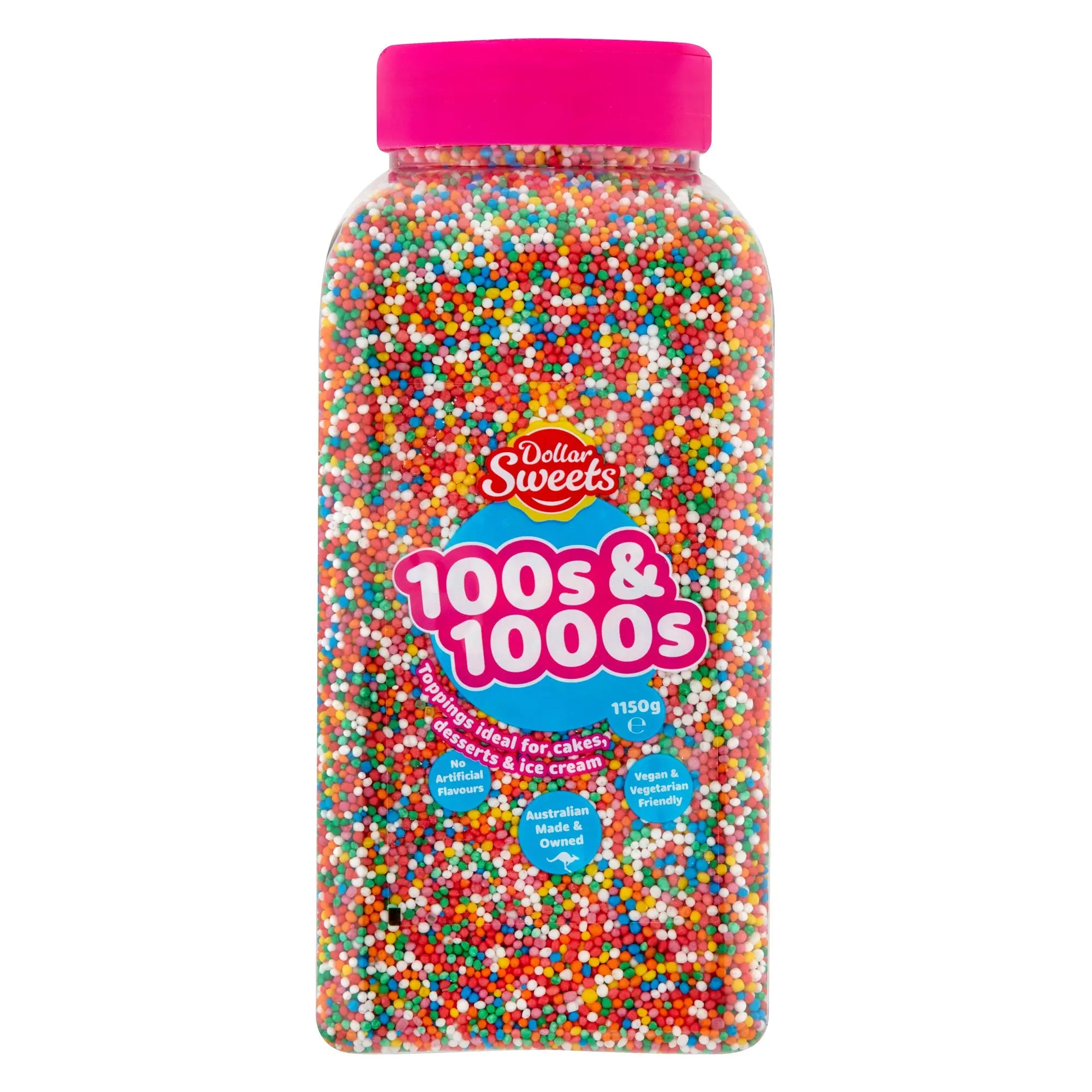 Dollar Sweets 100's and 1000's Sprinkles 1150g - Groceries