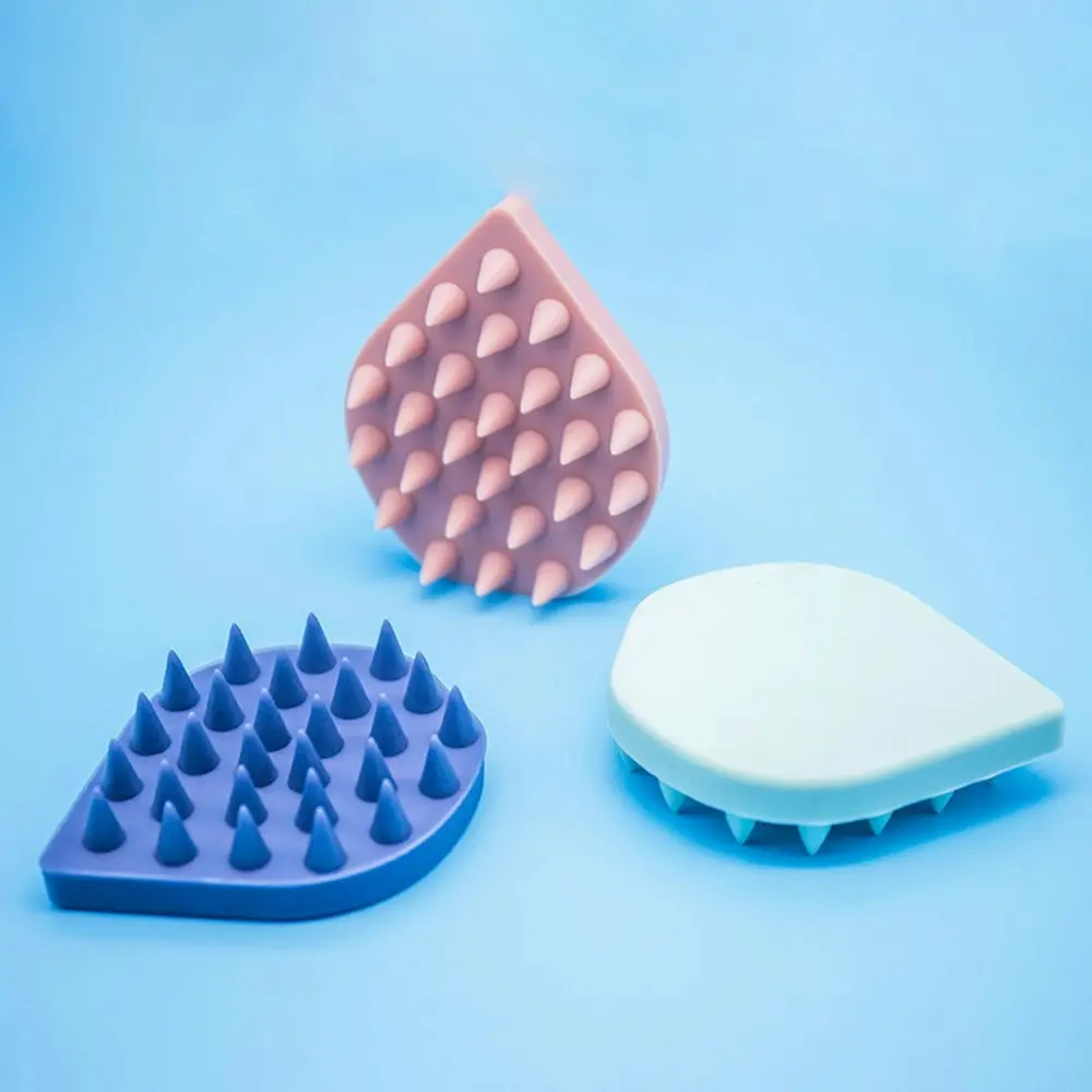 3 Pack Scalp Massager Shampoo Brush with Soft Silicone Bristles for Scalp Care - Home & Garden