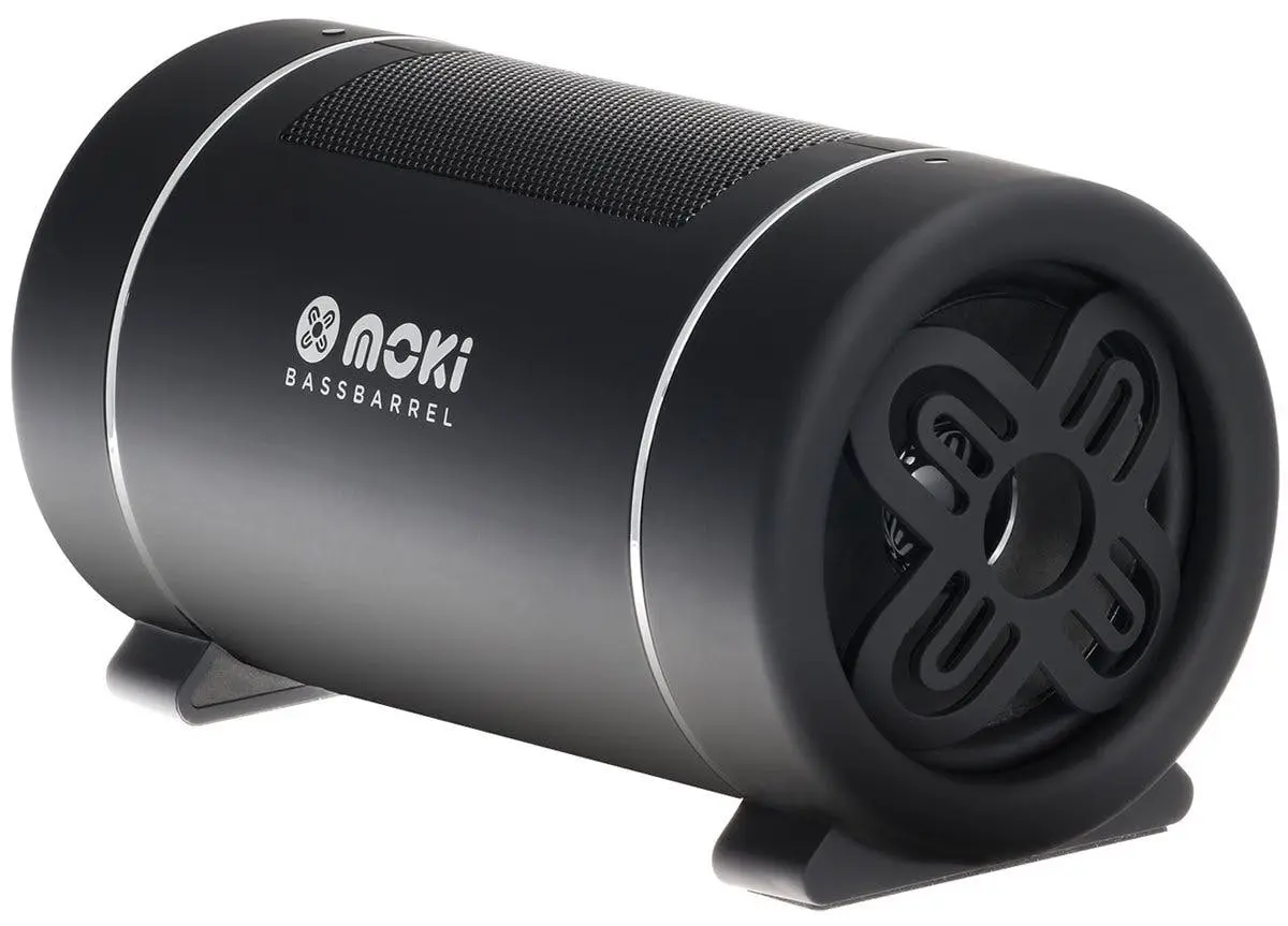 Moki BassBarrel Wireless Speaker and Mic with Bluetooth - Electronics