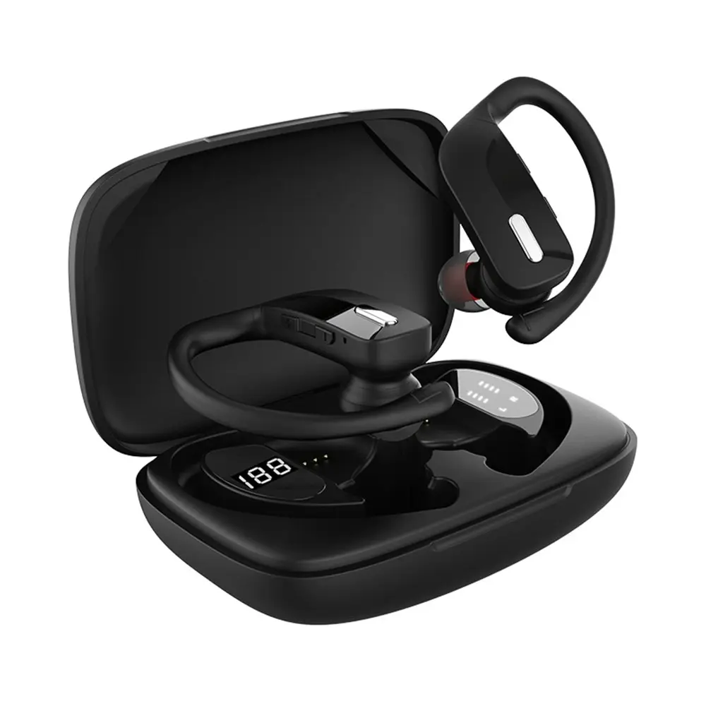 TWS Wireless Bluetooth Headphones Sports Headsets With Mic - Electronics