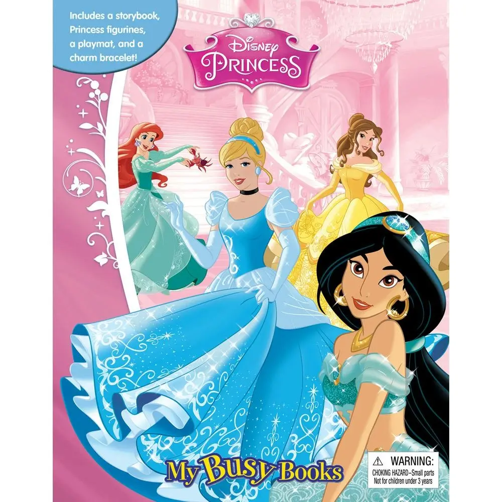 Disney Princess My Busy Book Classic Kids Storybook/Toy Activity Kit 3y+ - Entertainment