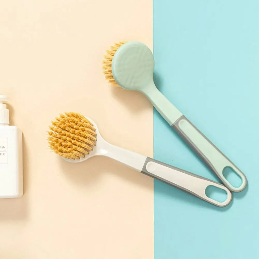 2Pcs Pan Brush Long Handle Cleaning Brush Washing Pot Brush Kitchen Brush - Home & Garden