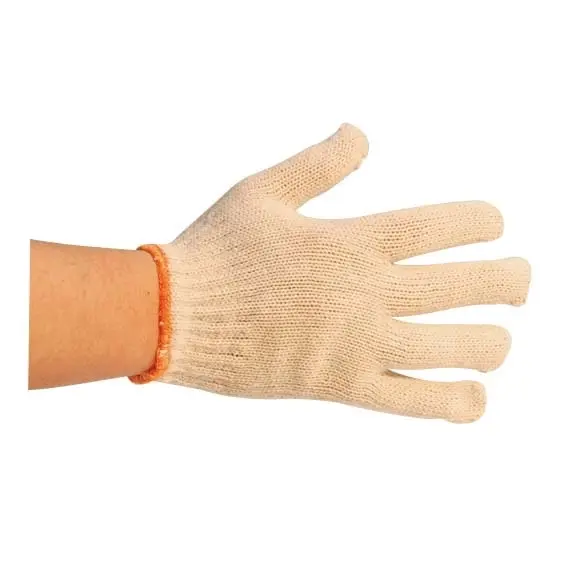 Lincon Cotton Knitted Gloves Medium 12 Bag - Commercial