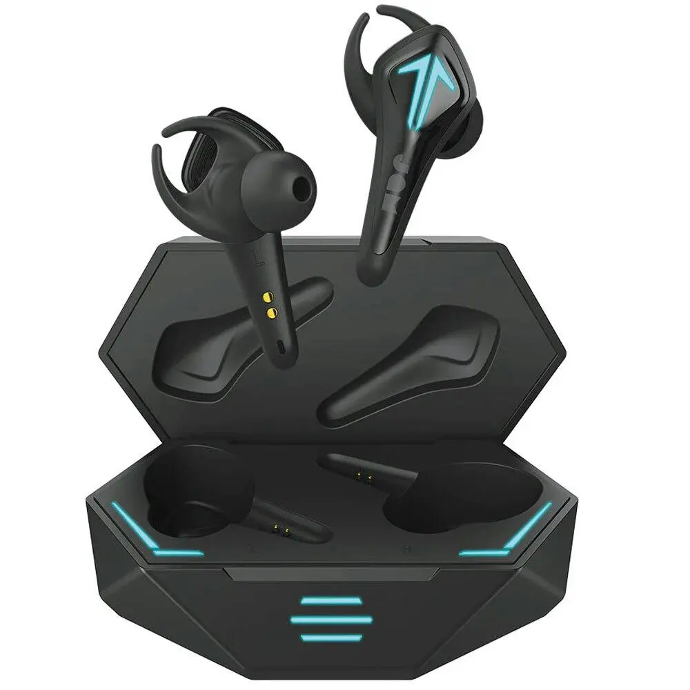 Jam Game On Gaming Bluetooth Wireless In Ear Earphones w/Rechargable Case Black - Best Gifts Under $100