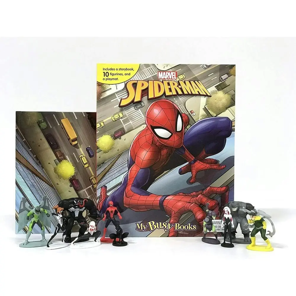 Marvel Spiderman My Busy Book Kids/Children Storybook/Toy Activity Kit 3y+ - Entertainment