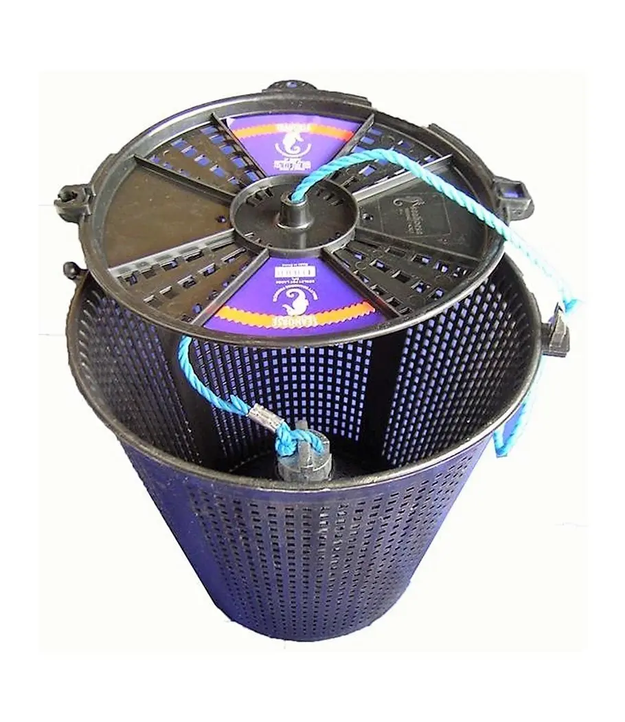 Seahorse Extra Large Weighted Berley Bucket / Bait Keeper & Rope - Sports & Outdoor