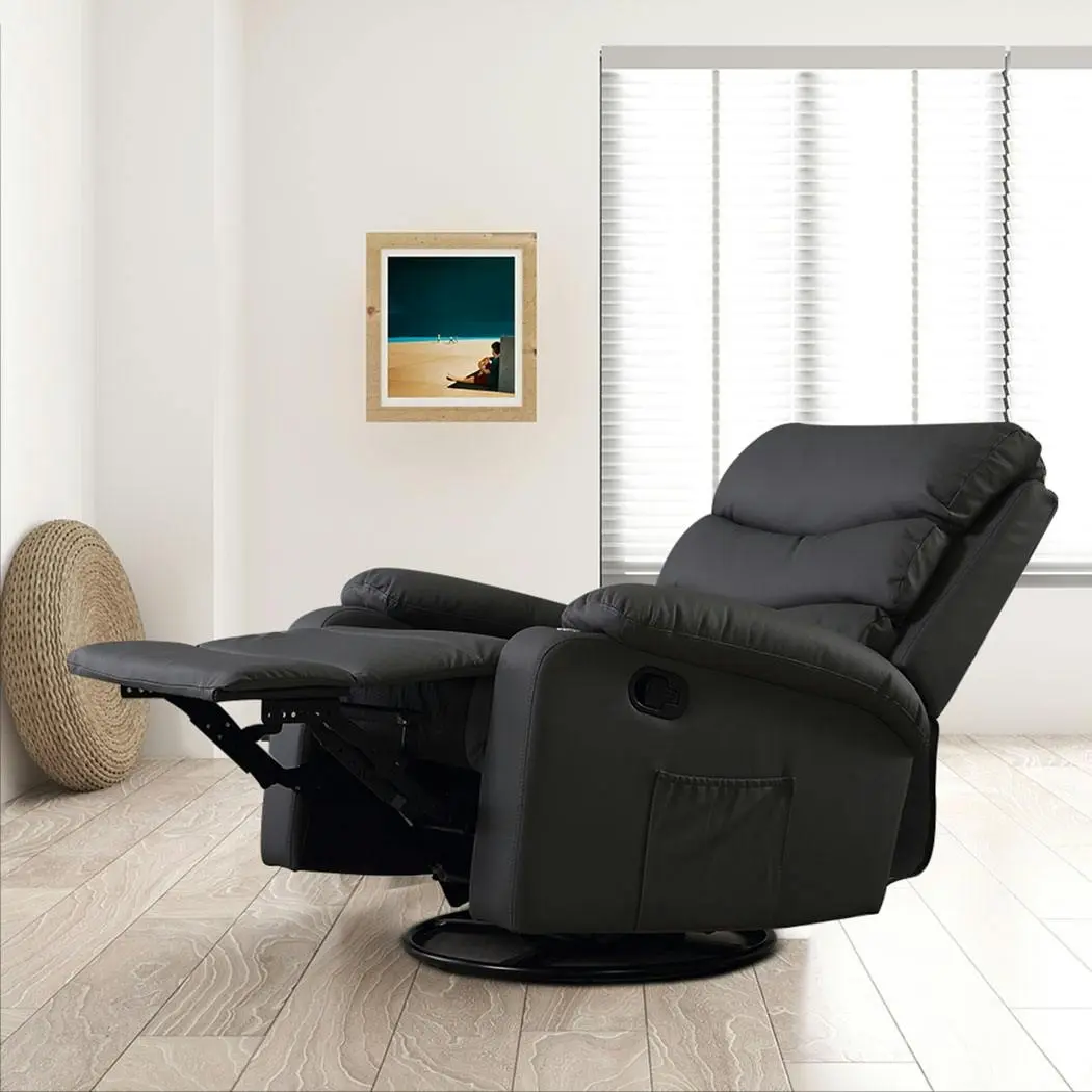 Levede Massage Chair Recliner 360 Swivel Tray Heated Lounge Relax Sofa Armchair - Health