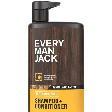 Every Man Jack EMJ1694 2in1 Daily Sandalwood Shampoo 16 Fl Oz