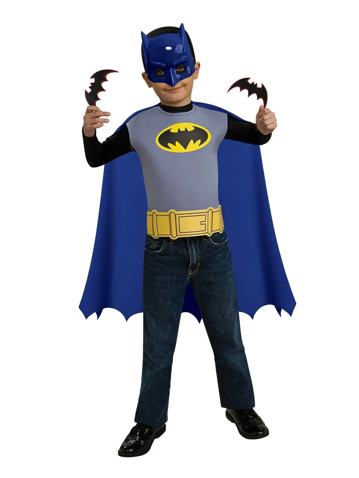 DC Comics Batman Crime Fighter Costume Accessory Set Kids/Childrens Size STD - Fashion
