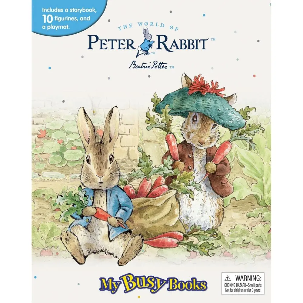 Peter Rabbit Classic My Busy Books Kids/Child Storybook/Toy Activity Kit 3y+ - Entertainment