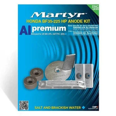 Panther Products F35225KITA Honda Bf35-225 Motor Anodes Kit Alu CMHBF35225KITA