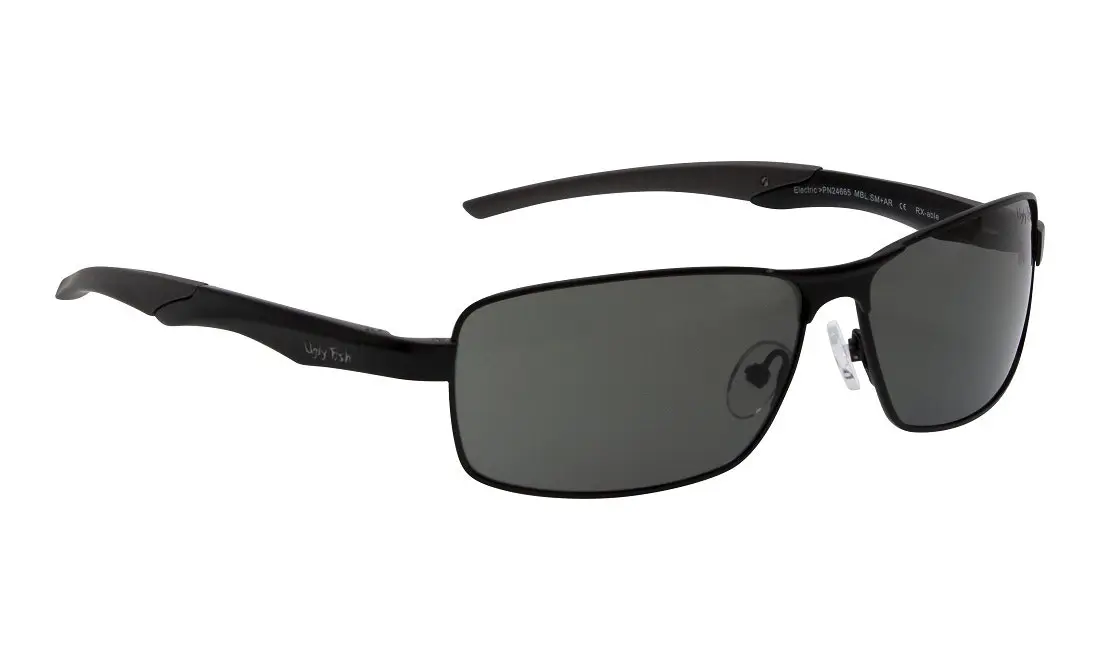 Ugly Fish Electric PN24665 Aluminium Black Frame/Smoke Lens Polarised Sunglasses - Sports & Outdoor