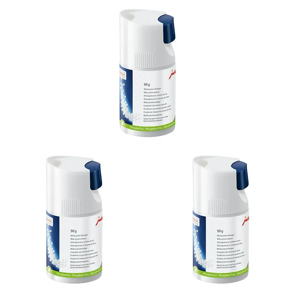 3x Jura 90g Mini Tabs Residue Cleaner Dispenser For Coffee Machine Milk System - Home & Garden