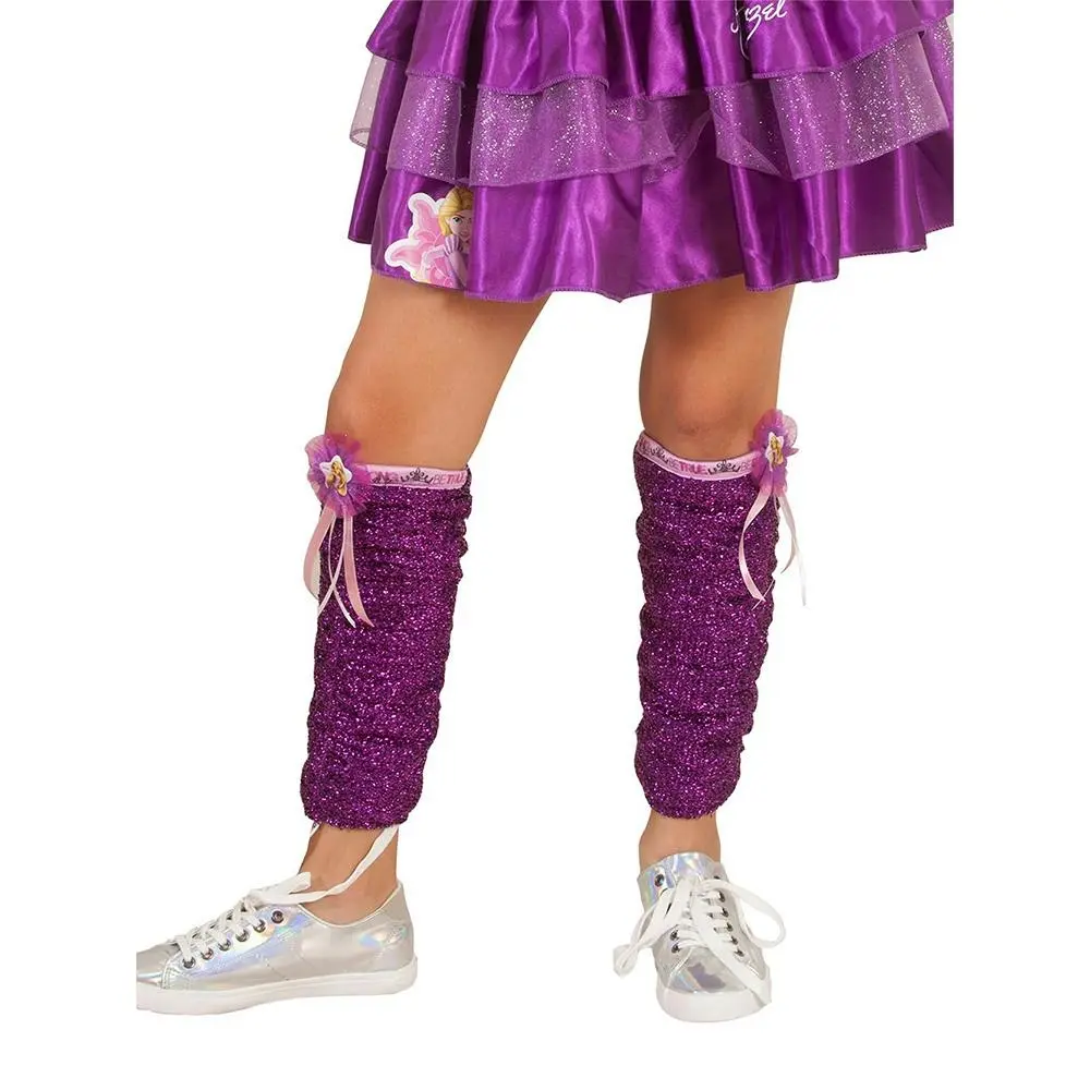 Disney Princess Tangled Rapunzel Halloween Costume Legwear Girls Leg Warmers - Fashion