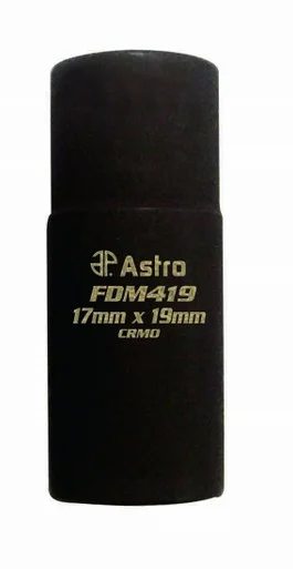 Astro Pneumatic FDM419 1/2 " Drive Flip Socket 17mm X 19mm
