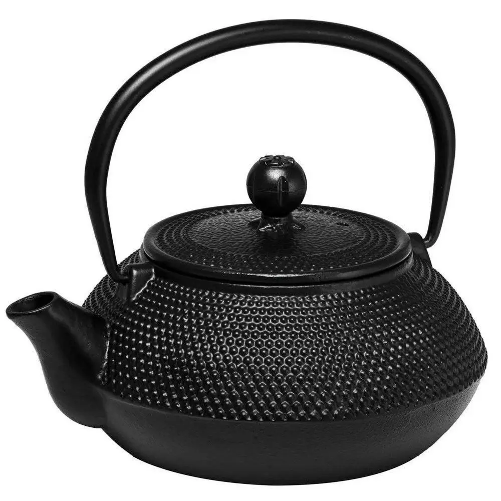 Avanti Hobnail Design Cast Iron Teapot 800ml Tea/Coffee Kettle Pot w/Tea Infuser - Home & Garden