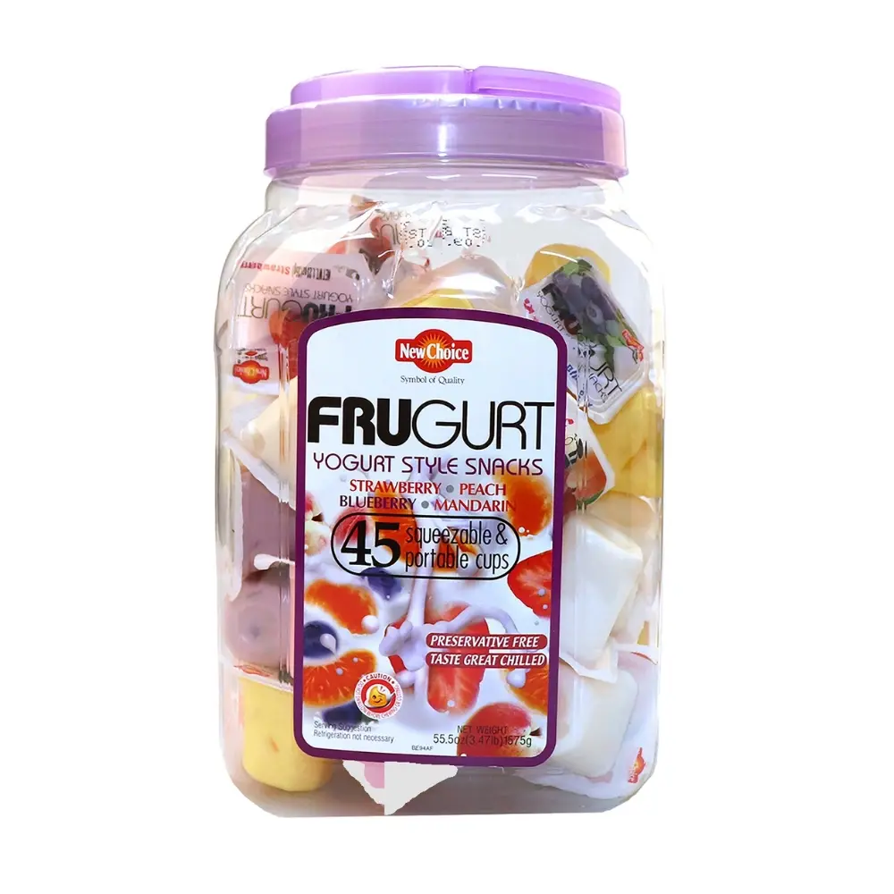 New Choice Frugurt Yogurt Style Snacks 45 cups, 1.575kg - Groceries