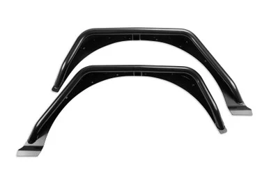 Fabtech JEEP JL TUBE FENDERS RR STL PWDRCOAT BLK TEXTURE FTS24213 - fabtech motorsports