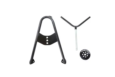 Fabtech SPARE TIRE MNT ANGLED BLACK FTT10002BK - fabtech motorsports
