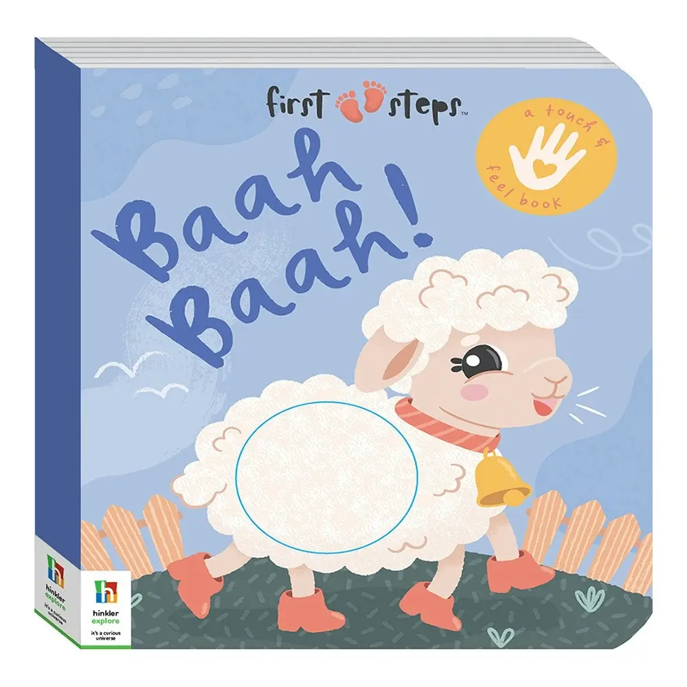 Building Blocks First Steps Baa Baa! Sensory Board Book Fiction Novel 0y+ - Entertainment