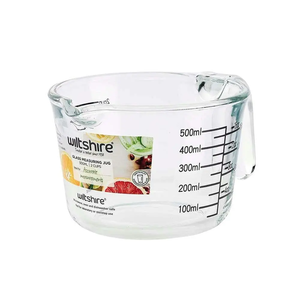 Wiltshire Glass Kitchenware Australian Metric Measuring Jug 500ml/2 Cups - Home & Garden