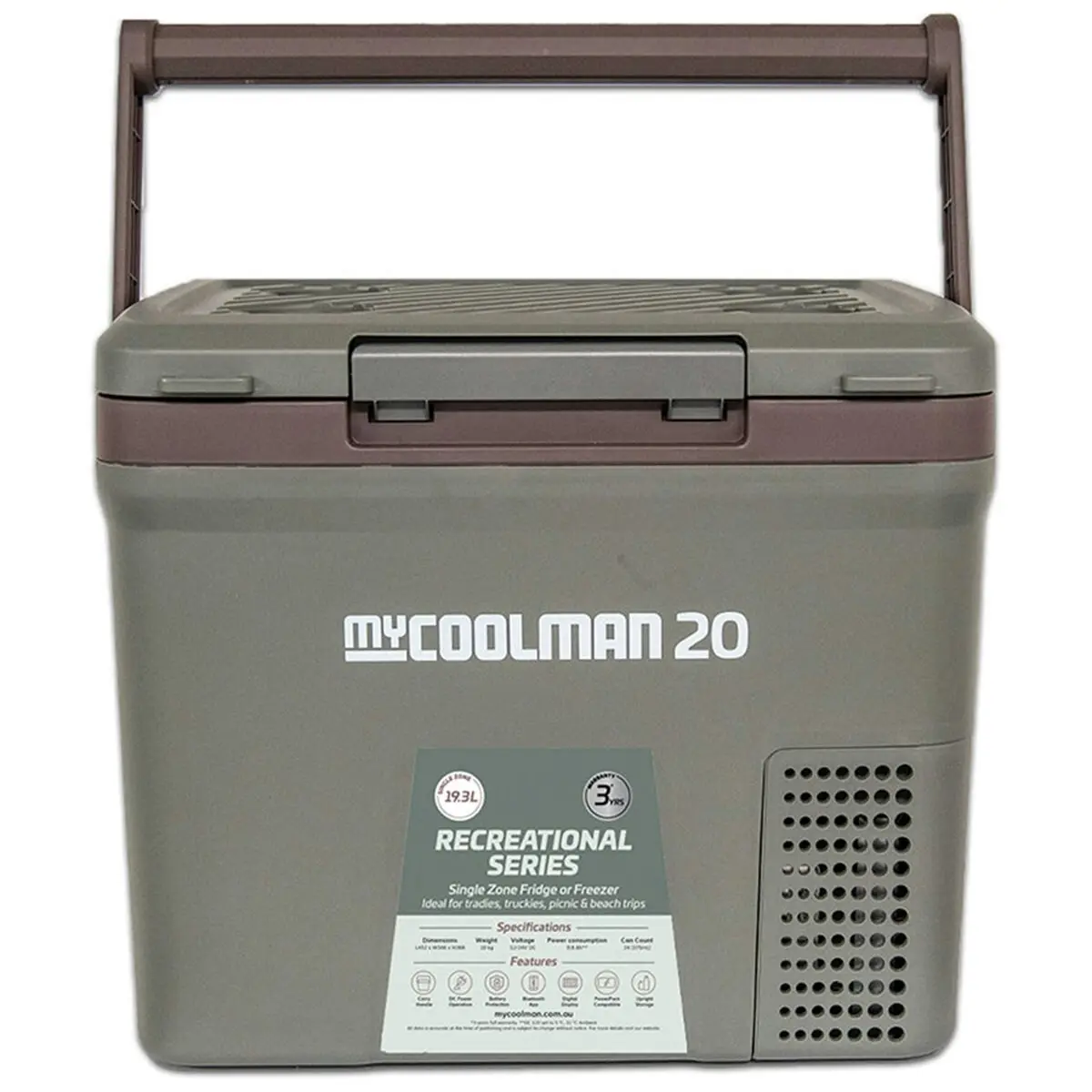 MyCoolMan 20L Recreation Series Portable Fridge - Home & Garden