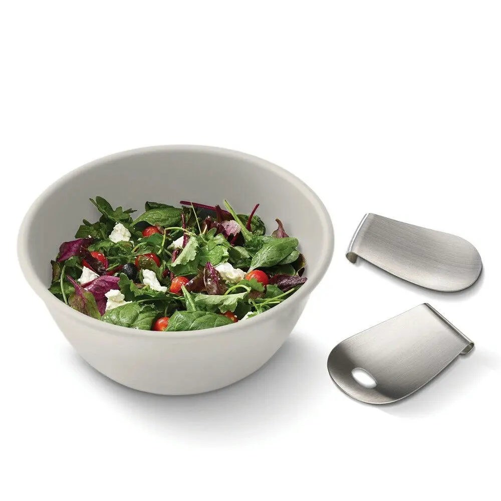 Joseph Joseph Uno Salad Bowl & Server Set Stone 20155 - Home & Garden