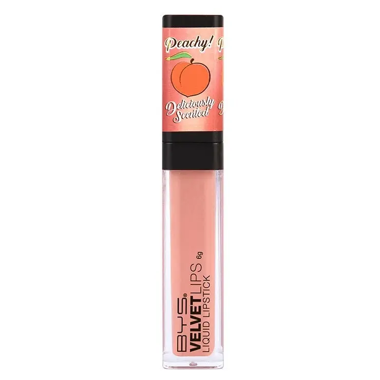 BYS Velvet Cream Soft Plush Lipstick Lip Colour Cosmetics Makeup Dreaming Peach - Beauty