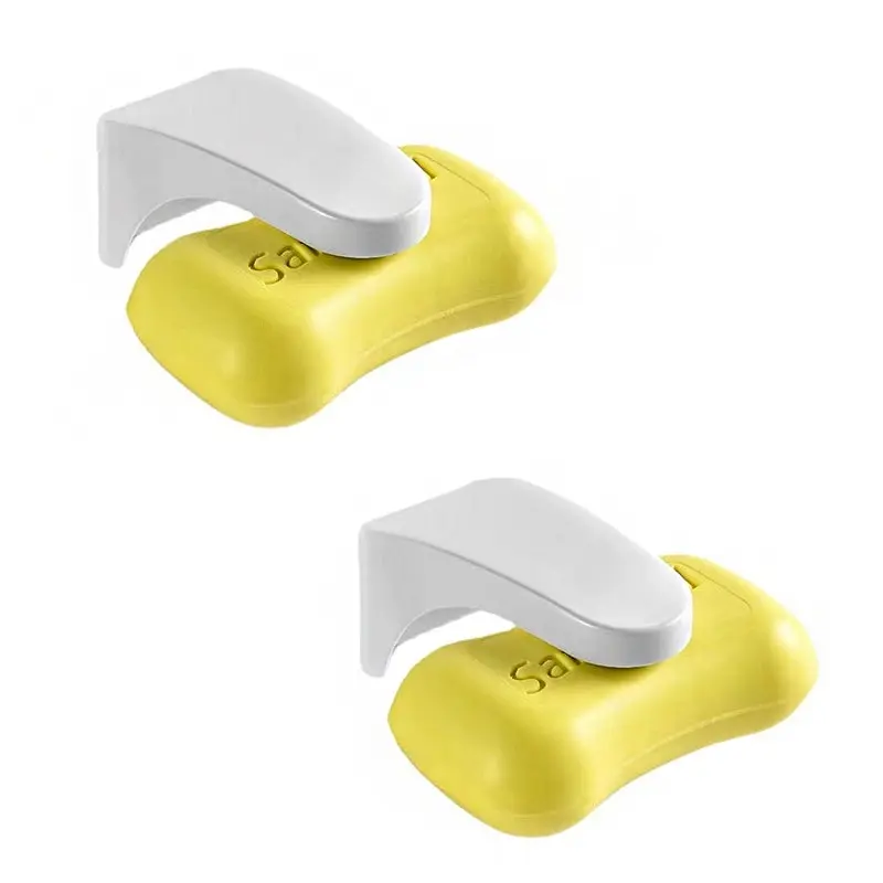 2Pcs Magnetic Soap Holder Save Space Storage Rack Hanging Soap Dishes Holder - Home & Garden