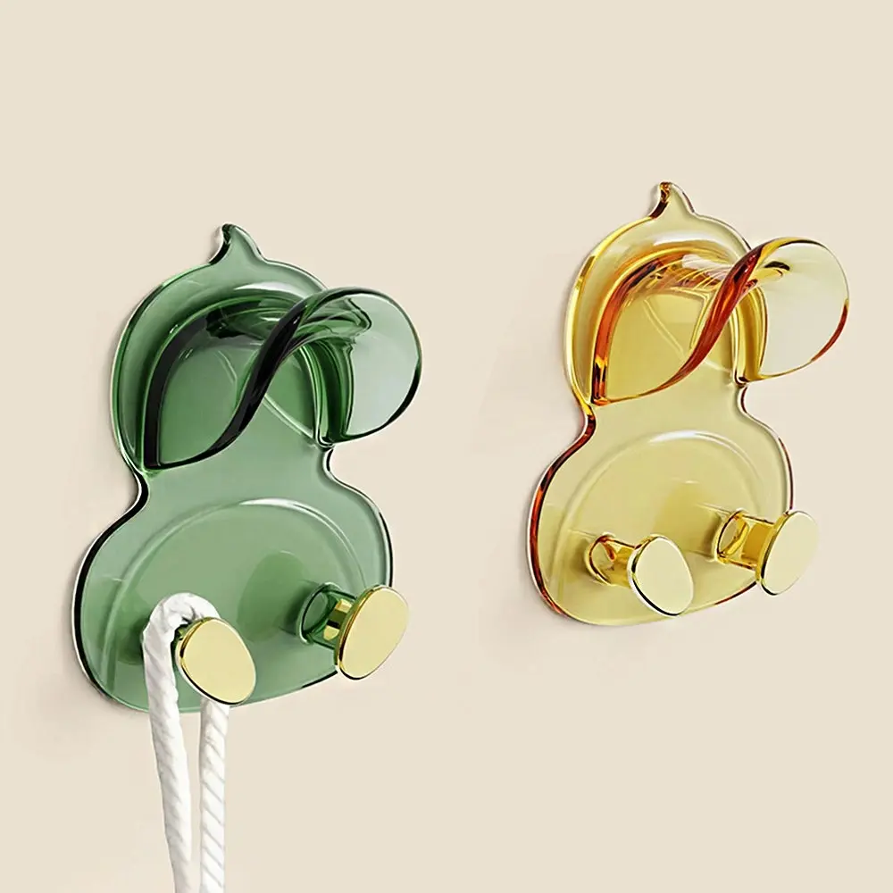 2Pcs Light Luxury Cute Duck Hook Strong Traceless Adhesive Multifunctional Hook - Home & Garden