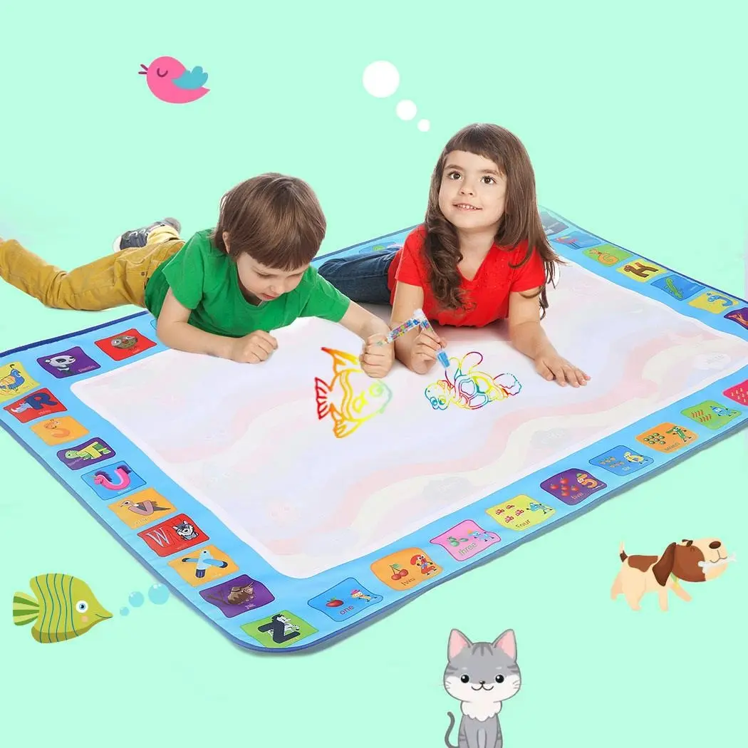 Traderight Group Kids Drawing Mat Aqua Doodle Board Water Painting Writing Magic Educational Toy - Toys & Games