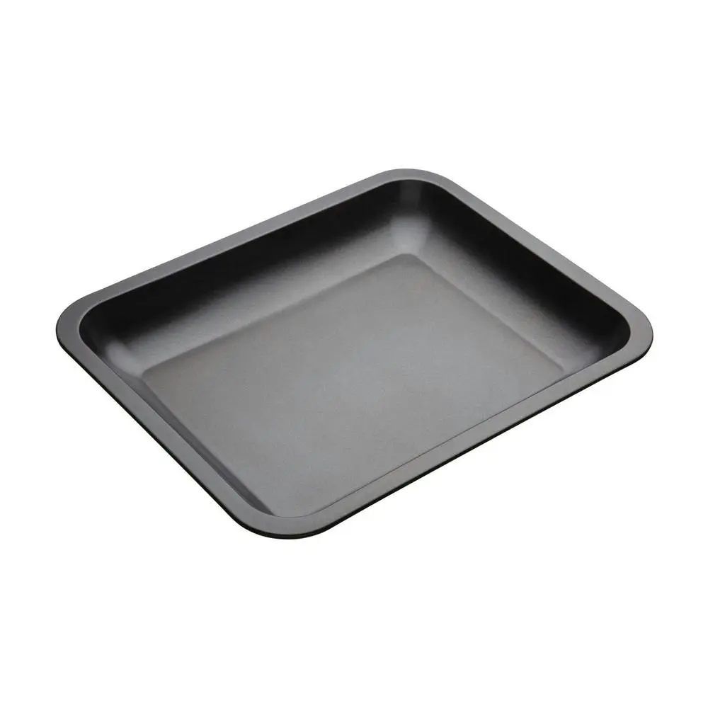 MasterCraft Heavy Base 33x25.5cm Medium Roasting Pan Baking/Cooking Tray Grey - Home & Garden