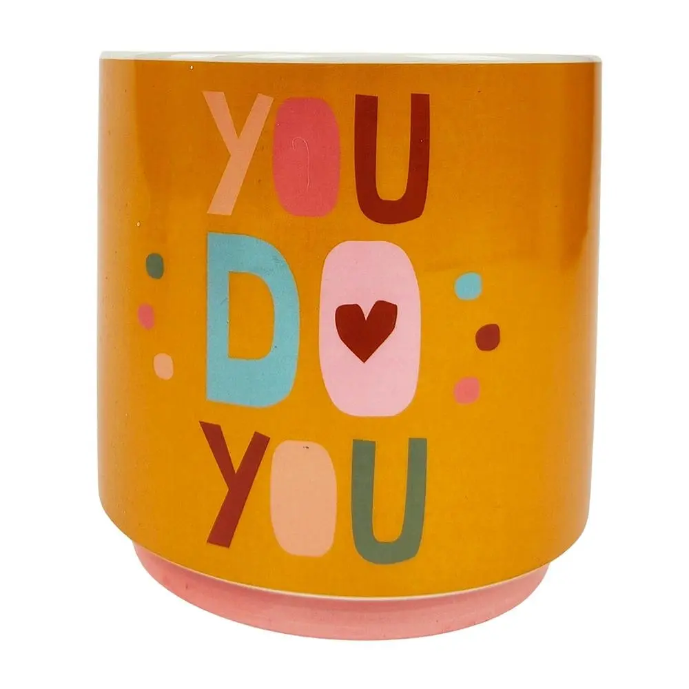 Urban 13cm Funky Quote You Do You Ceramic Planter Garden Decor Plant/Flower Pot - Home & Garden