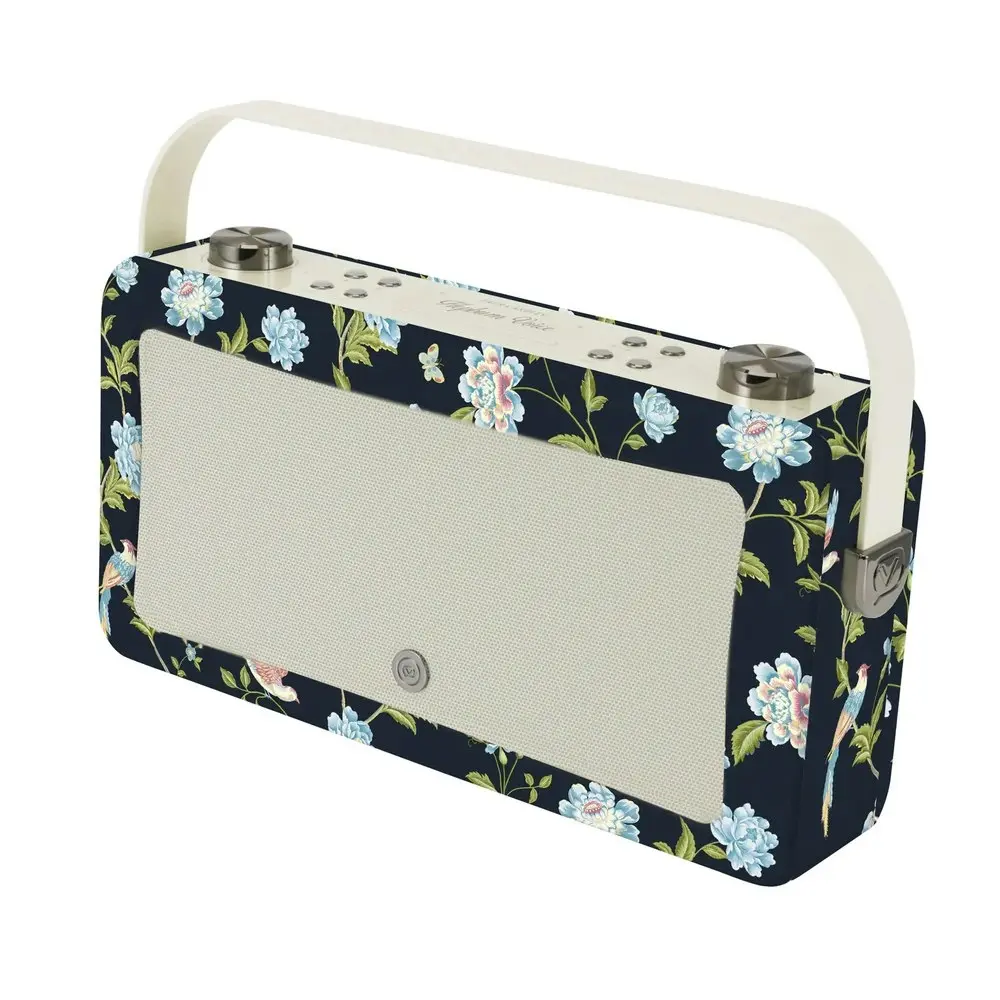 VQ Hepburn Voice Bluetooth Speaker Laura Ashely Elveden Navy w/ Amazon Alexa - Electronics
