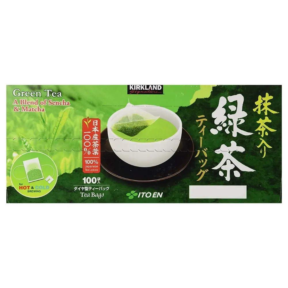 Kirkland Signature Green Tea Sencha and Matcha Tea Bags 100 ct. - Groceries