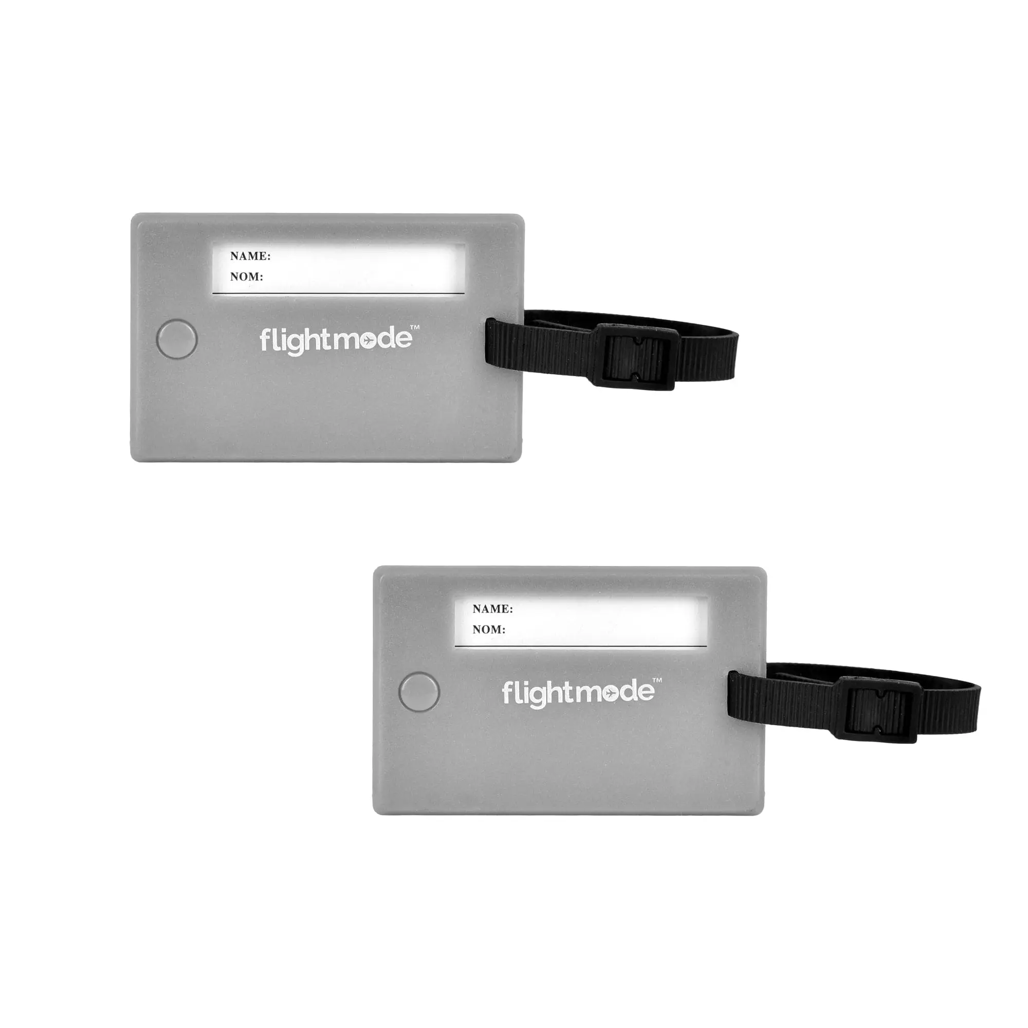 2 Pcs Flexible Strap Handy Swivel ID Tags - Fashion