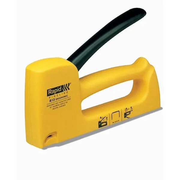 Rapid R13E Tacker 4/10mm Staple Gun Ergonomic Hand Fastener Upholstery Stapler - Hardware