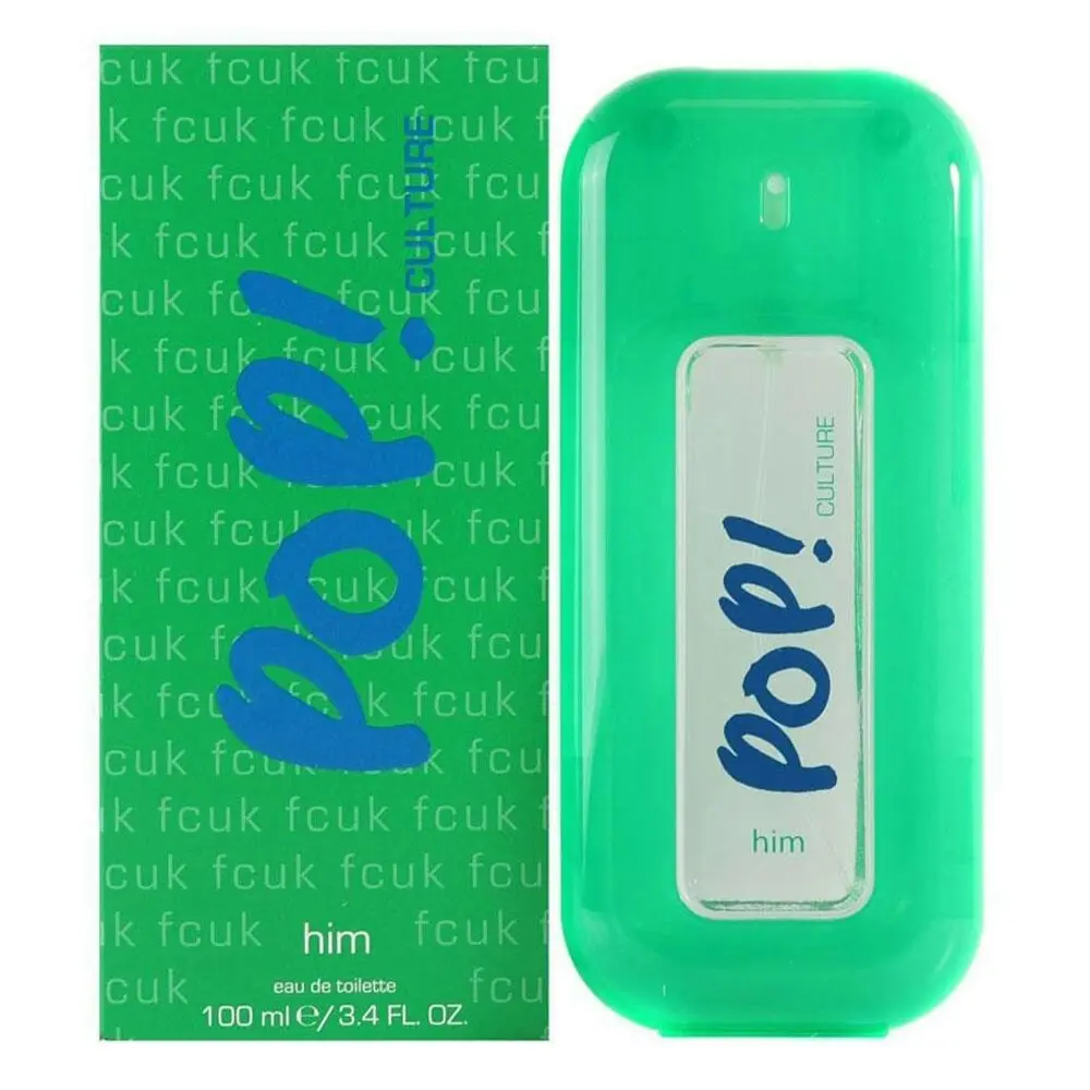 Fcuk Pop Culture 100ml Eau De Toilette/Fragrances/Natural Spray Him/Men/Guys - Beauty