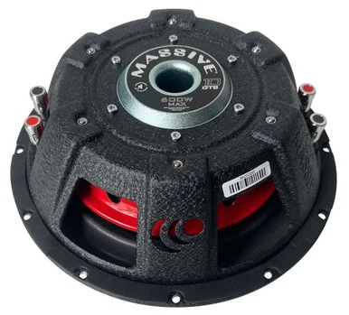 Massive Audio GTS10 10" 300W Dual 4-Ohm Subwoofer