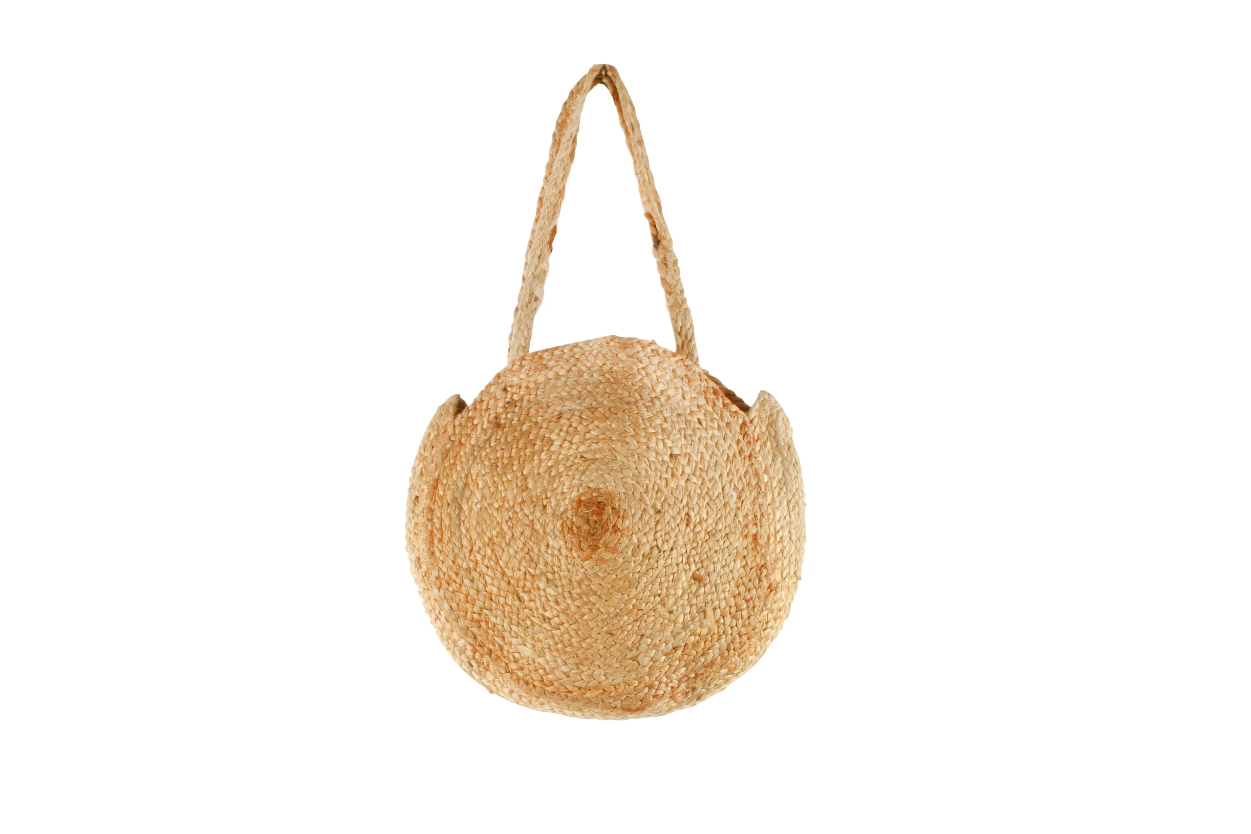 Infinity Jute Shoulder Bag with Handles - Fashion