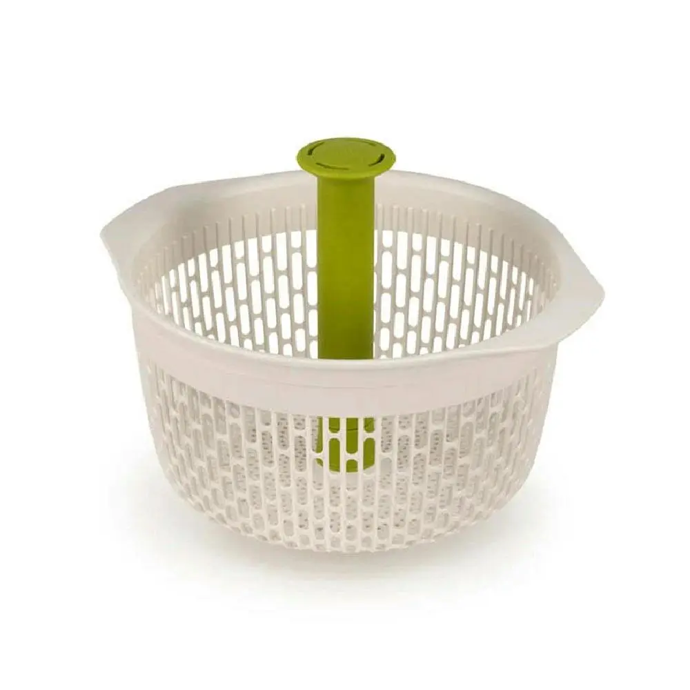 Joseph & Joseph Spindola In-sink Salad-spinning Colander Kitchen Tool WHT/Green