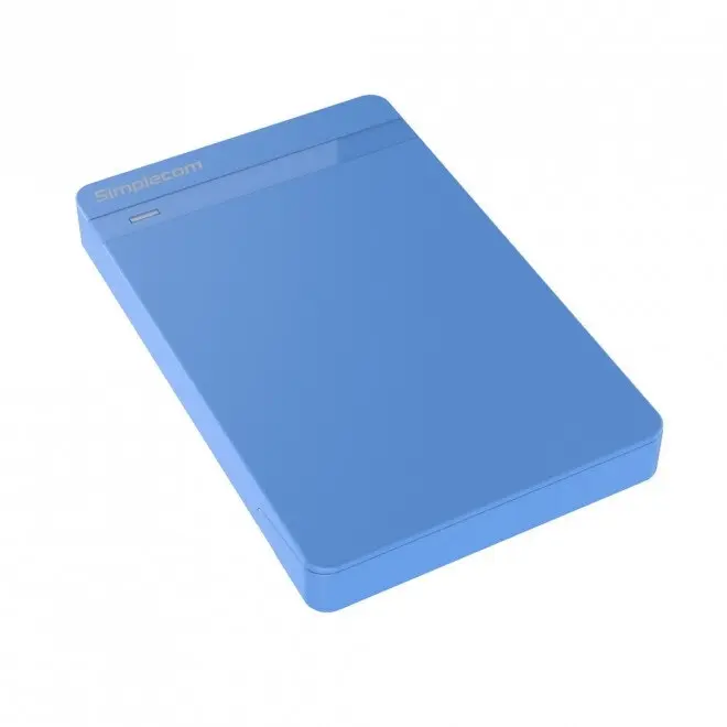 Simplecom SE203 Enclosure Case For 2.5" SATA HDD SSD to USB 3.0 Hard Drive Blue - Electronics