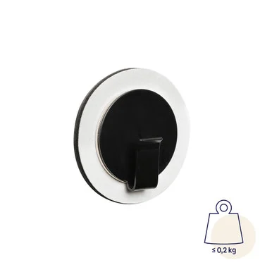 Silwy H0001BKW1 Magnetic Hook Clever Black