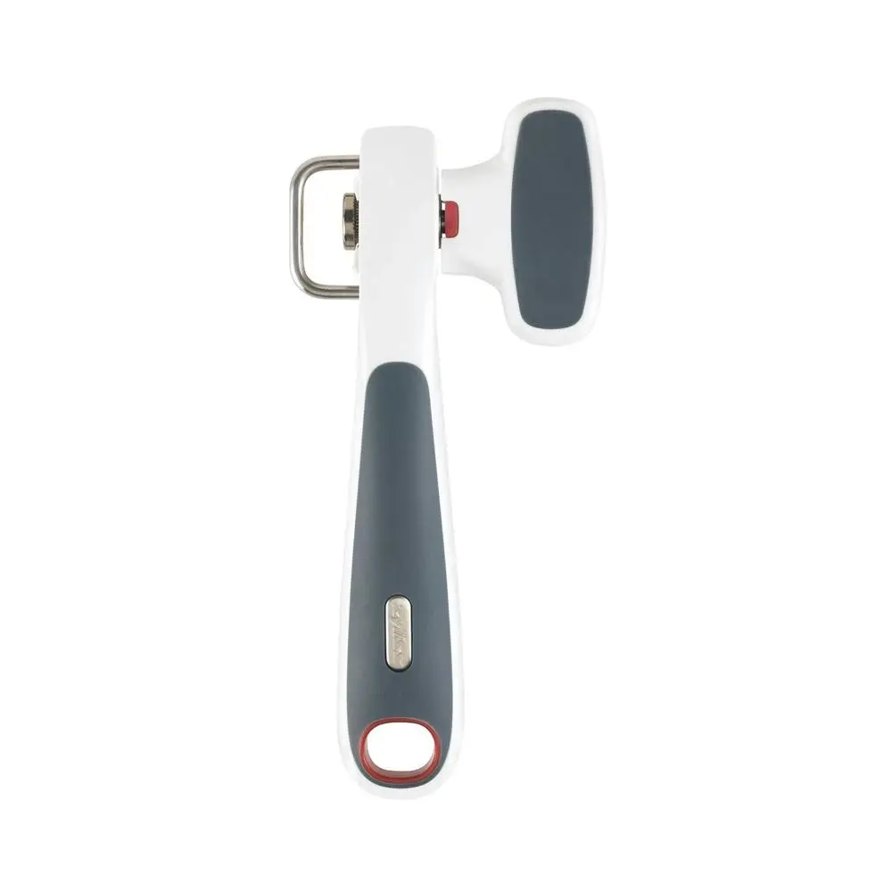 Zyliss Safe Edge Kitchen Lid Can Opener Stainless Steel Manual Handheld WHT/GRY - Home & Garden