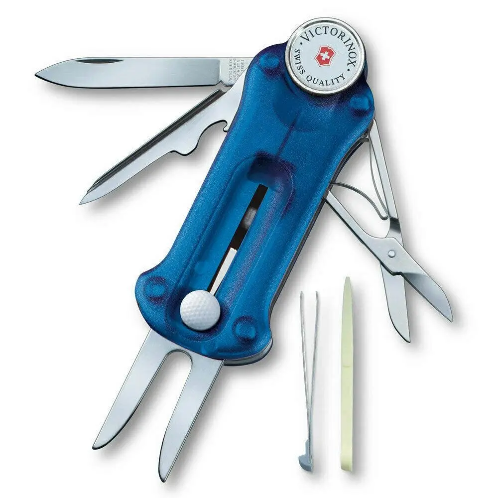 Victorinox Swiss Army Knife Sport Golf Tool Marker Divot Repair | Blue - Sports & Outdoor