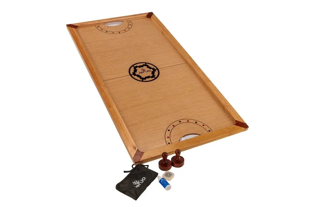 Shuffle Puck Wooden Ice Hockey Game - Toys & Games