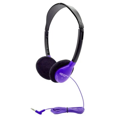 Hamilton Buhl HA2PPL-EX Personal On Ear Stereo Headphones Purple