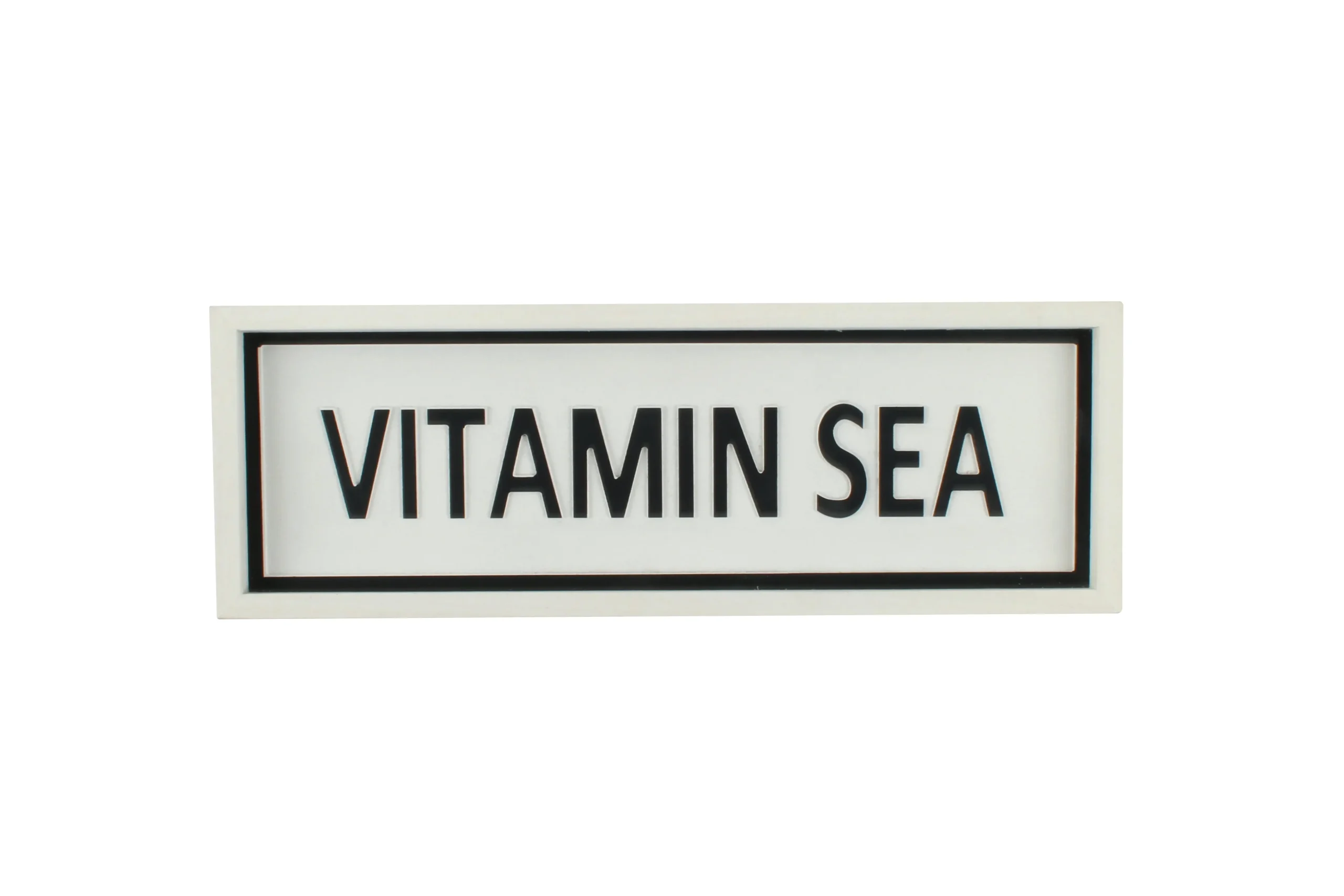 Hume Wood Vitamin Sea Sign - Home & Garden